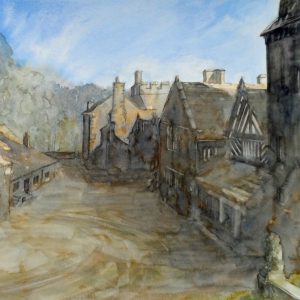 Behind the Hall